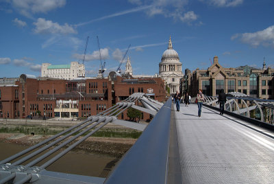 St Pauls from Millenium Bridge