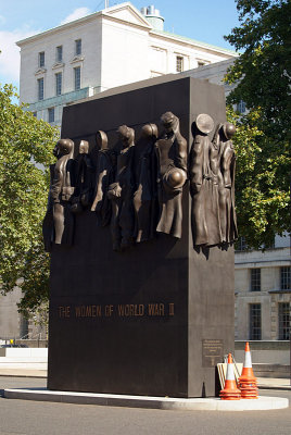 The National Monument to the The Women of World War II near Downing Street