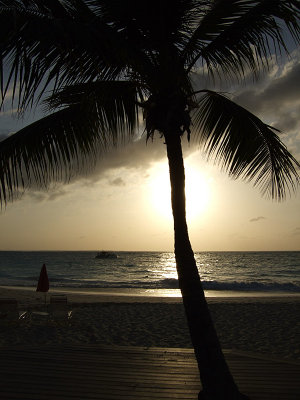 Sunset from Grace Bay Beach 11