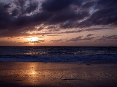 Sunset from Grace Bay Beach 13