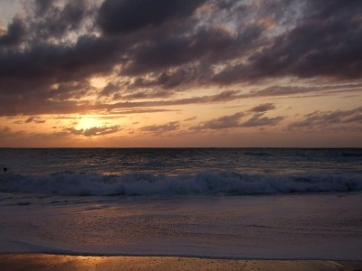 Sunset from Grace Bay Beach 15