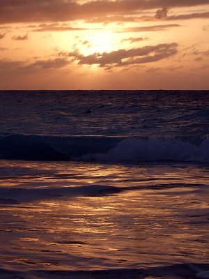 Sunset from Grace Bay Beach 18