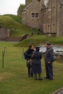British Air Force Reenactors Dover Castle