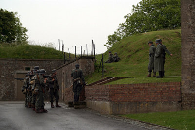 British Soldiers in Dover Castle, Reenactors