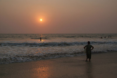 Benaulim Beach at Sunset