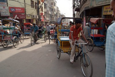 Cycle-Rickshaws Old Delhi