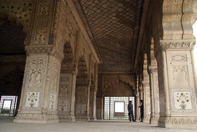 Marble at the Red Fort