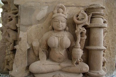 Well-Endowed Jain Carving