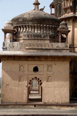 On top of the Chhatris Orchha