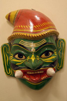 Ramanyana Mask Saaket Museum Orchha 01