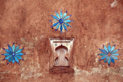 Blue Flower Decoration Jehangir Mahal