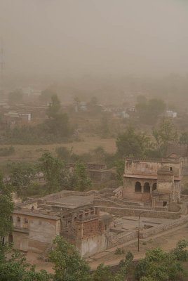 Dust Storm in Orchha 02