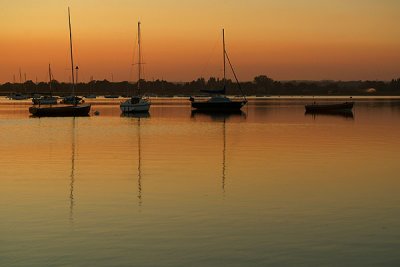 Sleeping Sail Boats