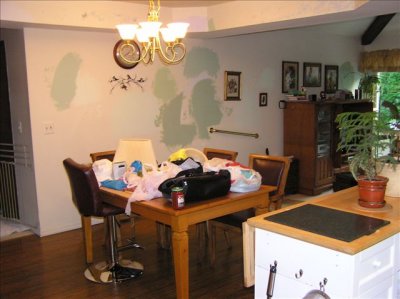 BEFORE  The dining area