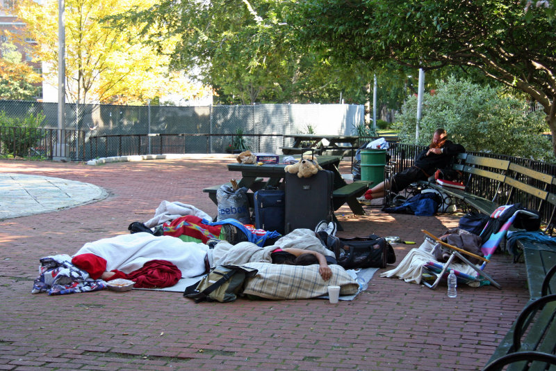 Homeless in the Park