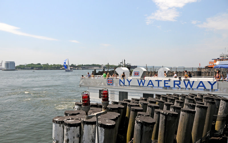 Ferry Boat Departure for Governors Island