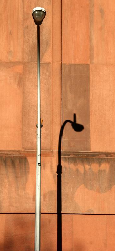 Street Lamp & NYU Library Wall