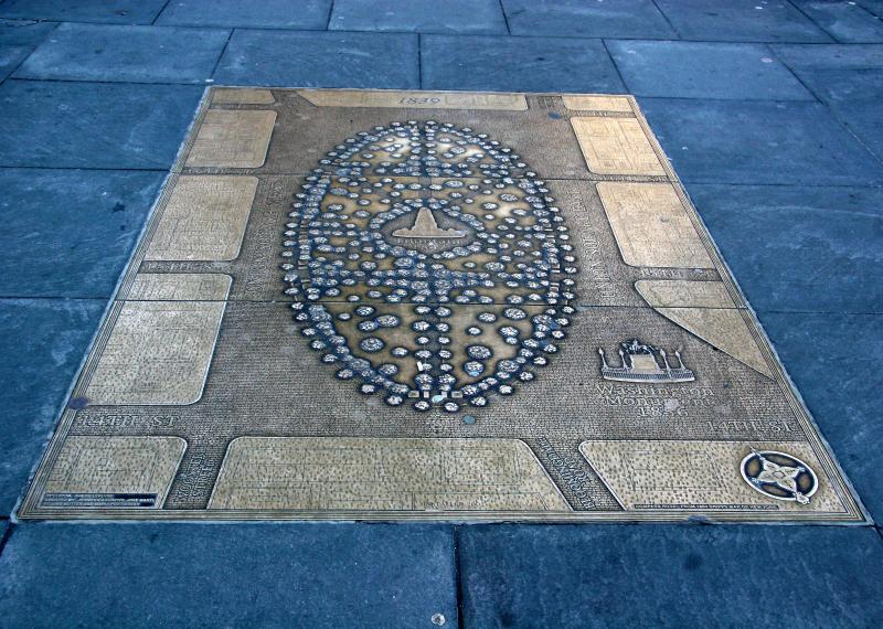 Union Square Memorial Bronze Markers