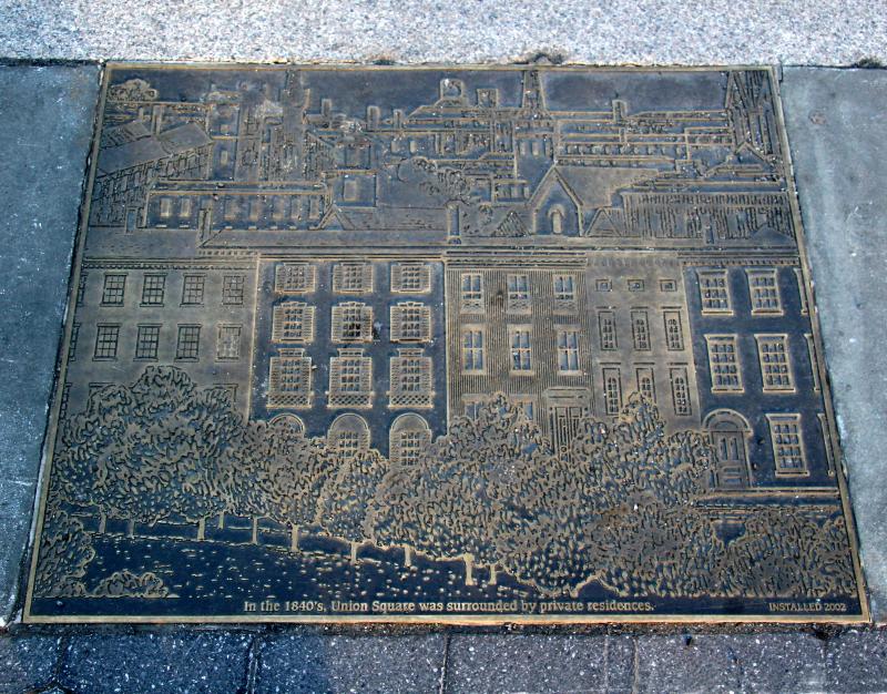 Union Square Memorial Bronze Markers