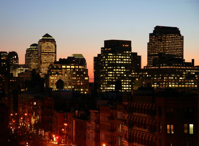Downtown Manhattan Sunset
