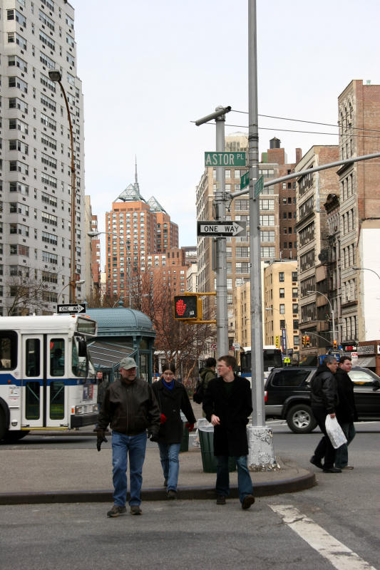 North View  Up 4th Avenue