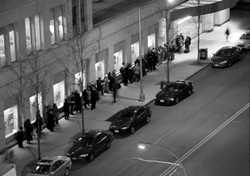 NYU Student Center -  In Line for a Modern Dance Performance