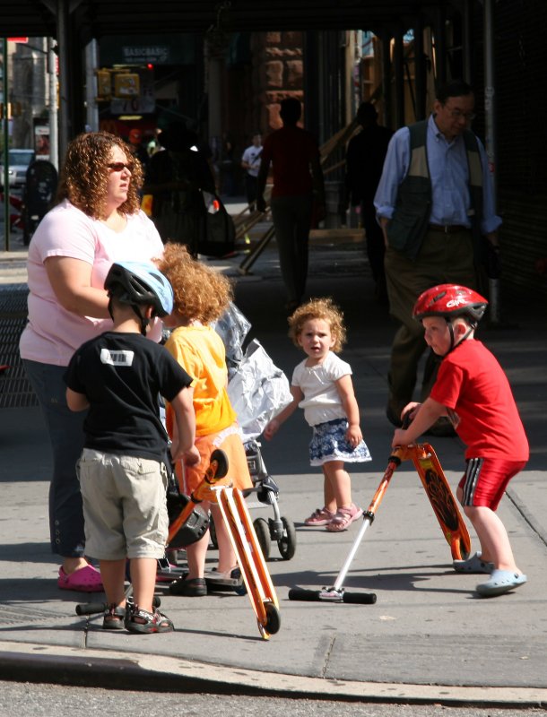 Scooter Brigade on Broadway