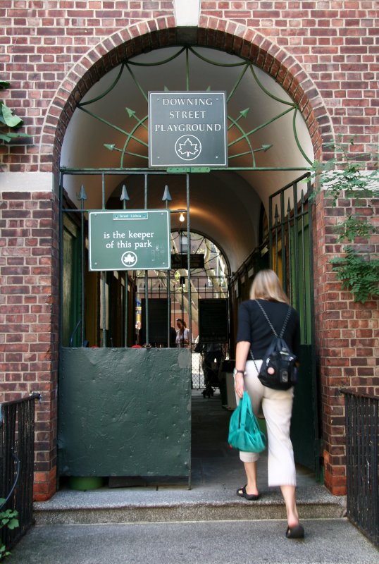 Downing Street Playground Entrance