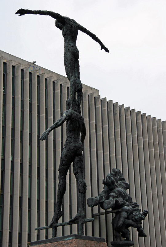 Tight Rope Walkers & Pegasus at Columbia Law School