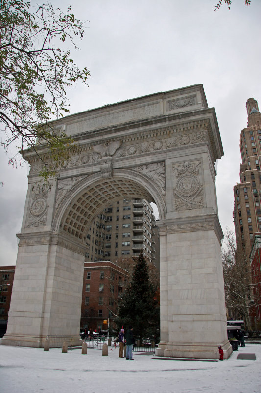 Arch & Christmas Tree