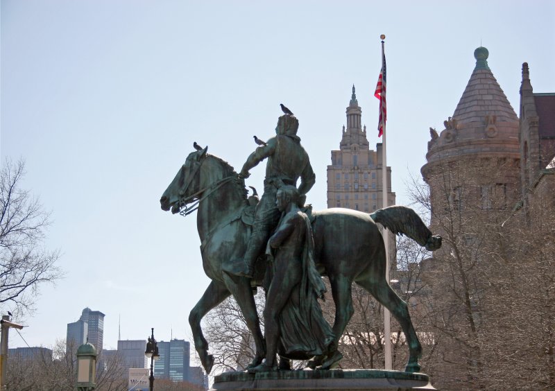 Theodore Rooselvelt on Horseback - Museum of Natural History