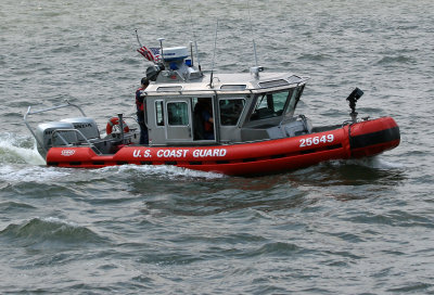 U.S. Coast Guard Patrol Boat - Financial Center Yacht Basin Area