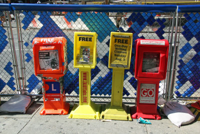 News Stands & Road Construction