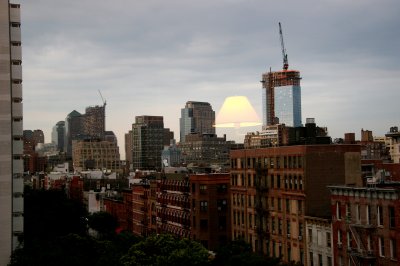 Evening from Living Room Window - Downtown Manhattan