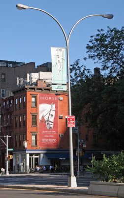 The Horse Billboard at LaGuardia Place