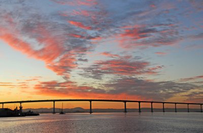 Firebird Sunrise over Coronado Bridge 