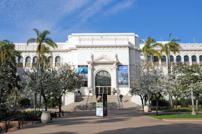 Natural History Museum with Flowering Pear Trees - Balboa Park