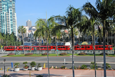 Trolley Stop at the Convention Center