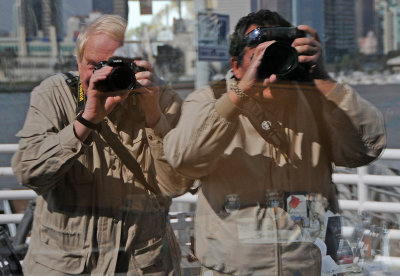 Two PBasers Shooting Reflections 