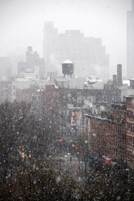 Snow Storm - Downtown Manhattan