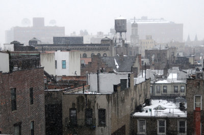 West Greenwich Village Fog & Snow