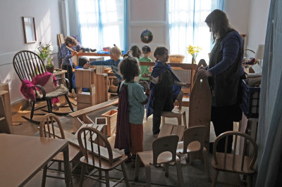 Duckling Day at Waldorf School Kindergarten Class