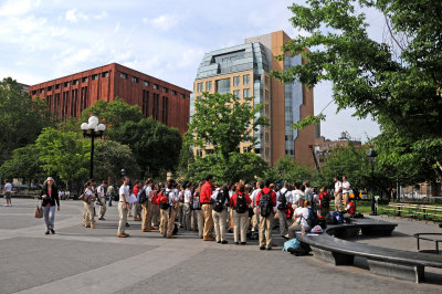 City Year Youth Rally - NYU Library & Student Affairs Buildings