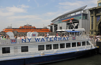Ferry Boat Departure for Governors Island