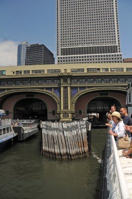 Ferry Boat Departure for Governors Island