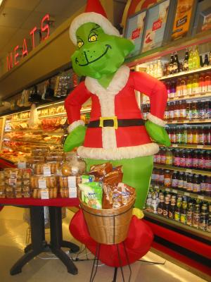 The Grinch at Morton-Williams Grocery Store