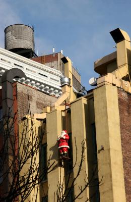 Santa Elevator near Broome Street