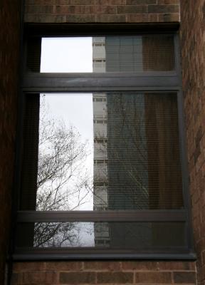 Window Reflection - NYU Law School Residence