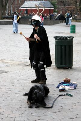 Dancing Shaman & His Dog