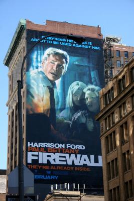 Harrison Ford Firewall Billboard